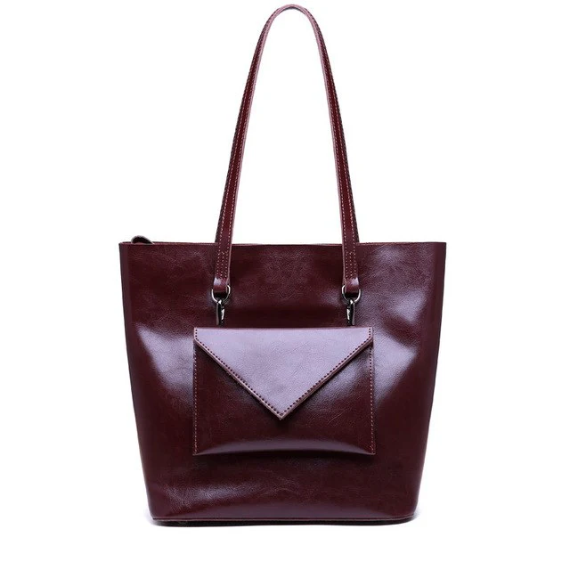 Wax Genuine Leather Tote